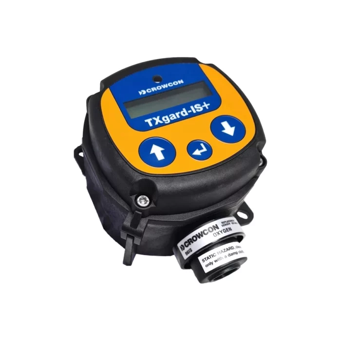 Explore the Crowcon TXgard IS+, a premium gas detector with an easy-to-read digital display and intuitive control buttons for accurate gas detection. - Ribble Marine