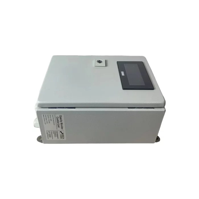 The Green Instruments G16 rectangular metal enclosure has a small rectangular display, a top security lock, and side labels for easy identification. - Ribble Marine