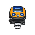 The Crowcon TXgard IS+, a yellow and black gas detector, features a display and control buttons for precise oxygen level monitoring. - Ribble Marine