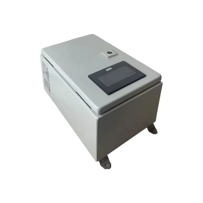 The Green Instruments G16 is a sleek, rectangular electronic device with a top display screen, encased in a white body and metallic feet. It merges modern design with advanced technology for precise performance without compromise. - Ribble Marine