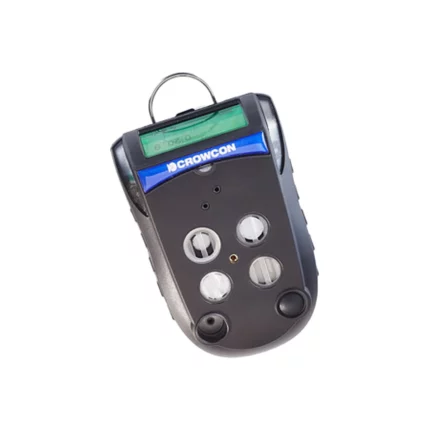 The Crowcon Gas Pro TK is a portable gas detector with a screen and multiple sensor openings, ideal for enhancing safety across different environments. - Ribble Marine