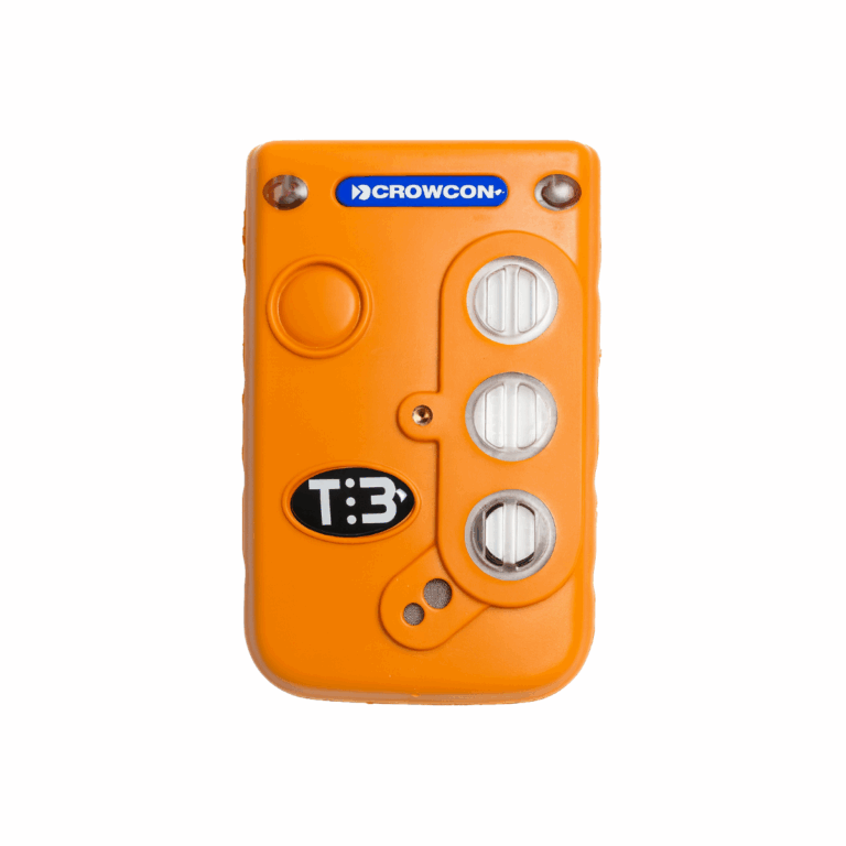 Crowcon Tetra 3 personal 4 gas monitor for detecting oxygen, carbon monoxide, hydrogen sulphide and flammable gases in hazardous environments