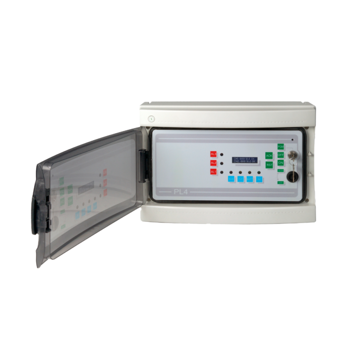 Crowcon PL4+ gas detection control panel for monitoring flammable toxic and oxygen gases