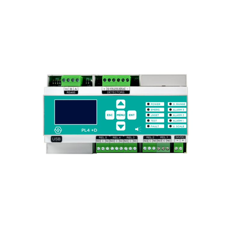 Crowcon PL4+D gas control unit for monitoring flammable toxic and oxygen gas detectors