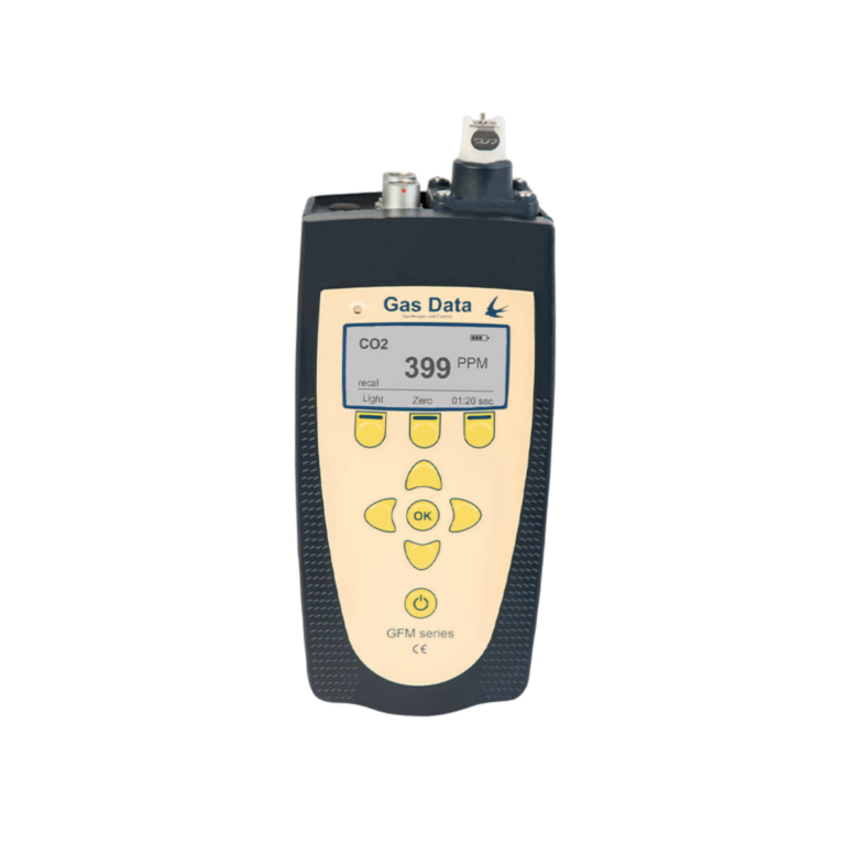 Gas Data GFM 226 portable gas analyser for carbon dioxide and oxygen monitoring