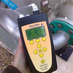 GasData GFM436 Landfill gas analyser