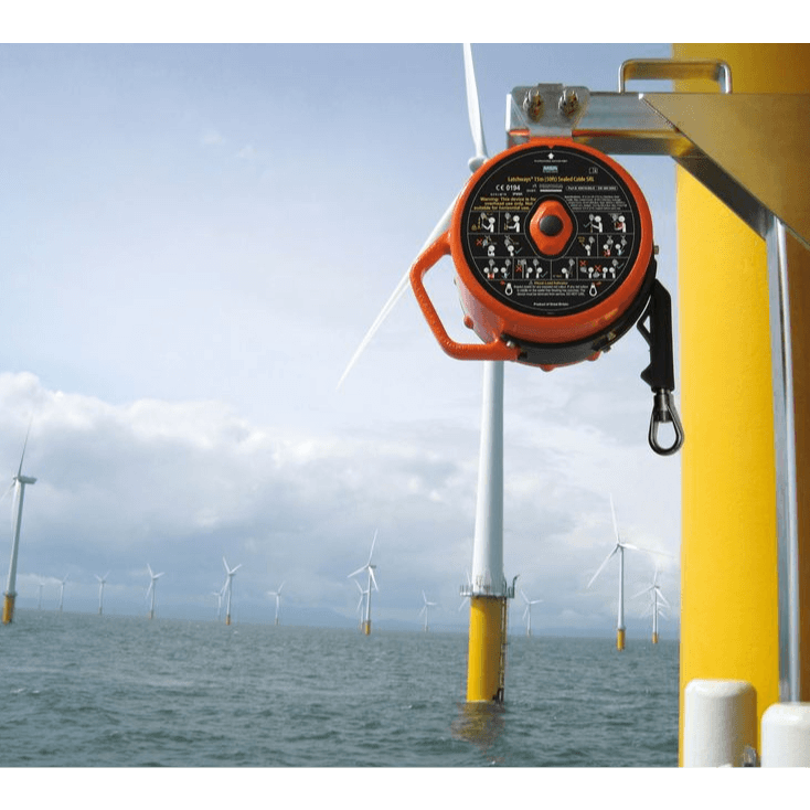 Latchways® Sealed Self-Retracting Lanyards for Offshore Wind Turbine Foundations-img